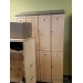 2 Door, Single Bank Lockers, 12x18x72" with Locks